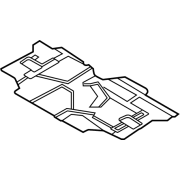 BMW 16-11-9-425-960 FOAM PART VIBRATION DAMPING