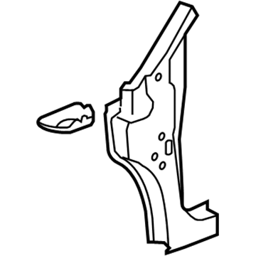 GM 20895168 Hinge Pillar Reinforcement