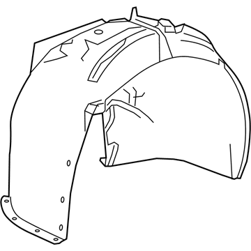 GM 84210407 Fender Liner