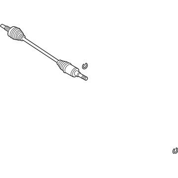 Ford LX6Z-4K139-A SHAFT ASY - REAR AXLE