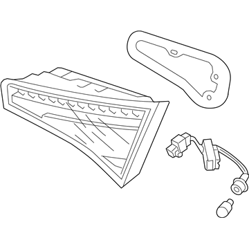 Kia 924044U010 Lamp Assembly-Rear Combination Inside