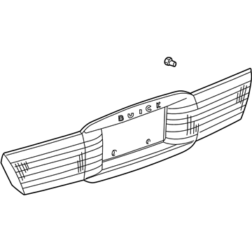 GM 19208064 Back Up Lamp Assembly