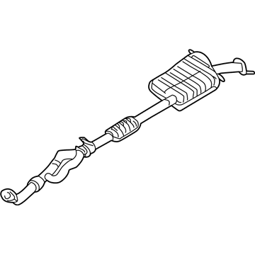 Hyundai 28610-26200 Front Exhaust Pipe