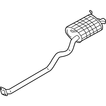 Hyundai 28700-26201 Tail With Muffler Pipe