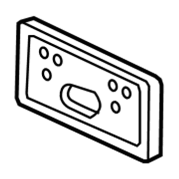 Honda 71145-S2A-A00 Base, Front License Plate
