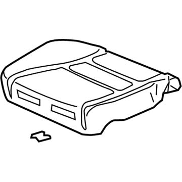 Honda 81537-SDA-A42 Pad, L. FR. Seat Cushion (Tachi-S/Setex)