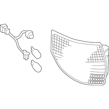 Toyota 81550-AE020 Combo Lamp Assembly