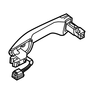 Acura 72641-TJB-A71ZF Handler, Rear (Modern Steel Metallic)