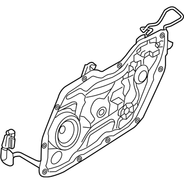 Hyundai 82471-3X310 Front Door-Window Lift Regulator