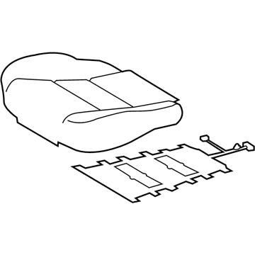 Toyota 71071-0ZB70-A1 Cushion Cover
