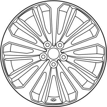 Toyota 42611-0E540 Wheel, Alloy