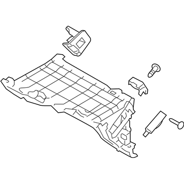 Hyundai 84540-F2000-PKG Panel Assembly-Lower Crash Pad, RH