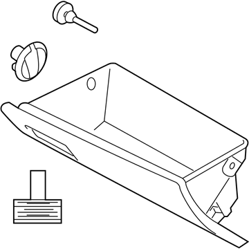 Hyundai 84510-F2500-PKG Glove Box Assembly