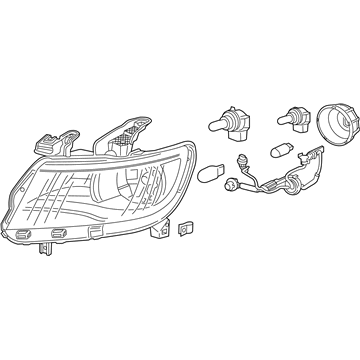 GM 84169783 Front Headlight Assembly