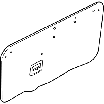 Kia 0K53A62850 Screen-Back Door