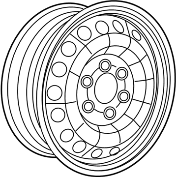 Mopar 1TV59P01AA Wheel-Steel