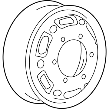 Mopar 1JJ25SZ0AA Steel Wheel