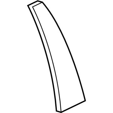 Nissan 802D3-ZM01A Cover Front Door SASH, LH