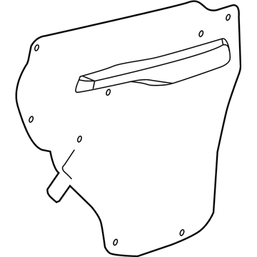 GM 42527422 Water Deflector