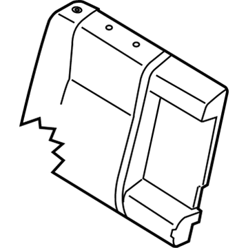 Nissan 88620-ZT60A Trim Rear RH Back