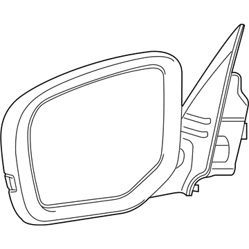 Mopar 68386747AB Outside Rearview Mirror
