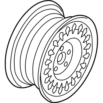 GM 9593871 Wheel, Alloy