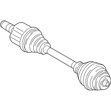 BMW 31-60-5-A2E-052 OUTPUT SHAFT RIGHT