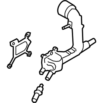 Ford FR3Z-8K556-A Adaptor - Water Outlet Connector