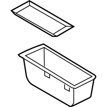 BMW 51-16-3-413-099 Oddments Tray Centre Console, Rear