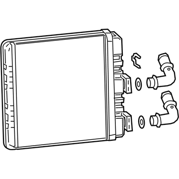 GM 23394090 Auxiliary Radiator