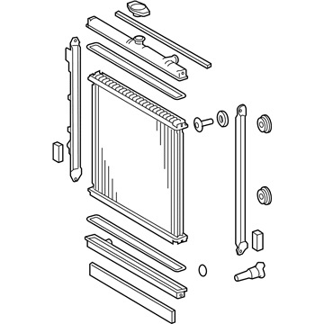 Toyota 16400-50380 Radiator Assembly