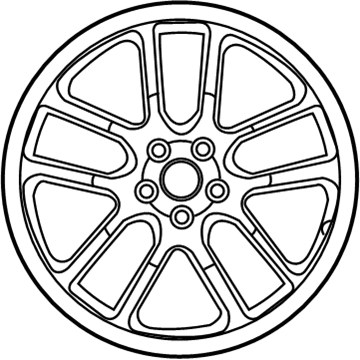 Infiniti D0300-AC84A Aluminum Wheel