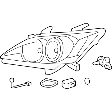 Lexus 81145-33680 Headlamp Unit Assembly, Right