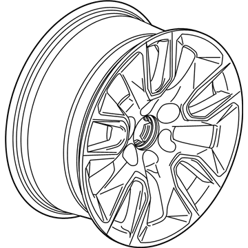 GM 23376221 Wheel, Alloy