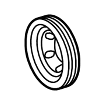 Infiniti 12303-HG00F PULLEY-CRANKSHF