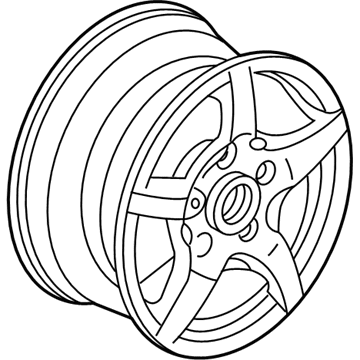 Honda 44700-S2A-A81 Disk, Aluminum Wheel (17X7J)