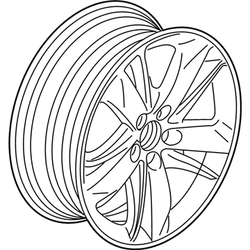 Acura 42700-TJB-A21 WHEEL (19X8J)