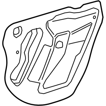 GM 23274029 Water Deflector