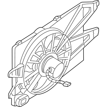 Ford 1S4Z-8C607-DD Fan Assembly