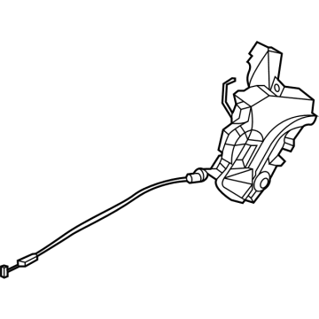 Kia 81420L3000 Rear Door Latch Assembly