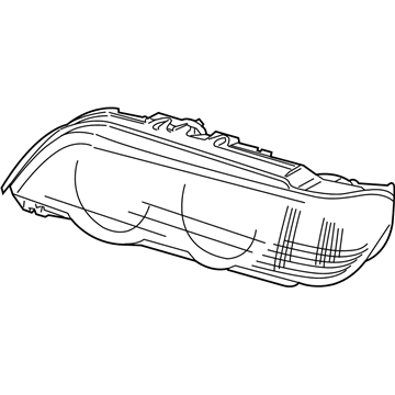 BMW 63-12-7-164-443 Headlight Front Left