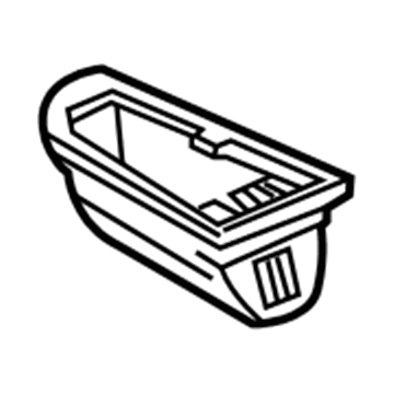 Lexus 74131-50020 Box, Rear Ash Receptacle, RH