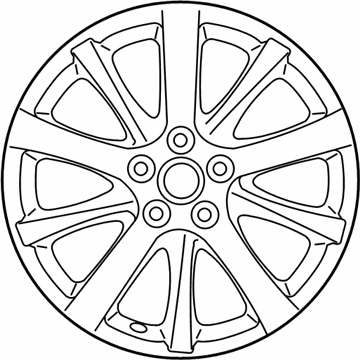 Lexus 4261A-53101 Wheel, Disc Chrome P