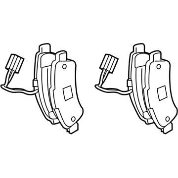 Mopar 68226919AA Rear Disc Brake Pad Kit