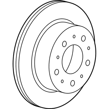 Mopar 68195534AC Rear Brake Rotor