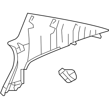 Lexus 62472-30480-B1 GARNISH, Roof Side