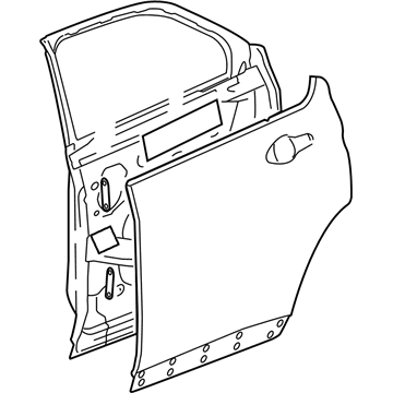 GM 23376623 Door Shell