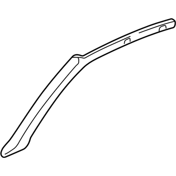 Acura 84101-SZ3-A01ZC Garnish, Right Front Pillar (Mild Beige)
