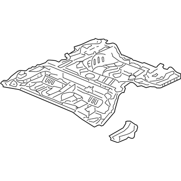 Honda 04655-SDR-A00ZZ Panel Set, RR. Floor