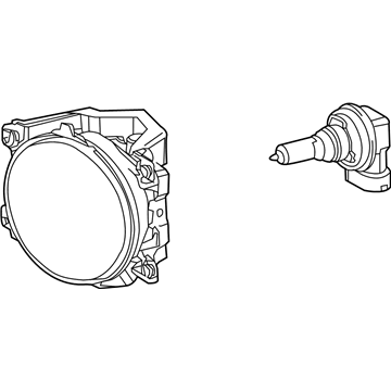 Toyota 81220-02160 Fog Lamp Assembly